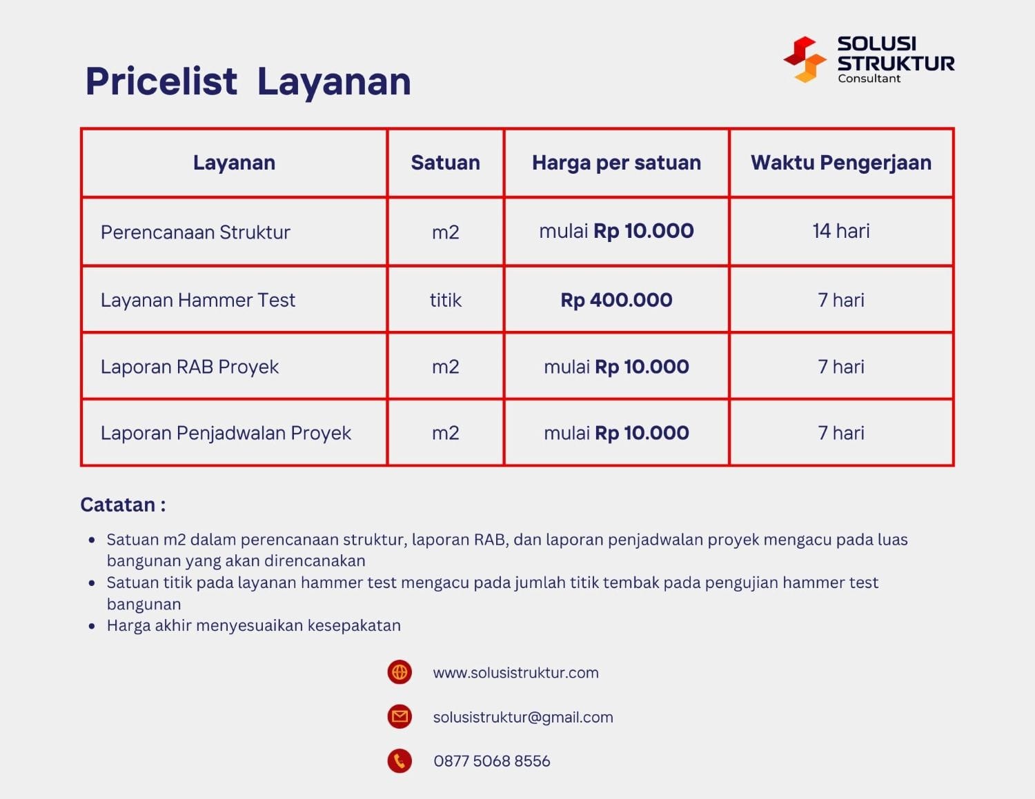 price-list-konsultan-struktur